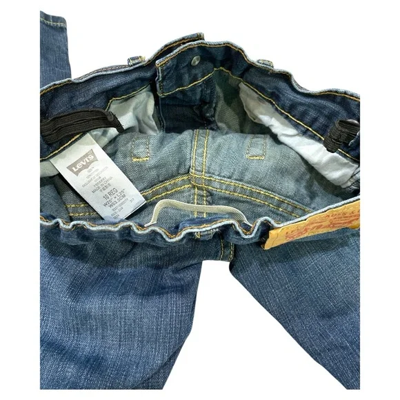 Levi’s 505 Regular Denim 100% Cotton Boys Size 10 - Picture 4 of 7